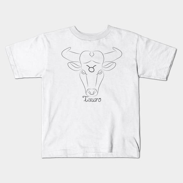 TAURO Kids T-Shirt by Lila Tochi World